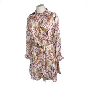 NWT pleated floral dress